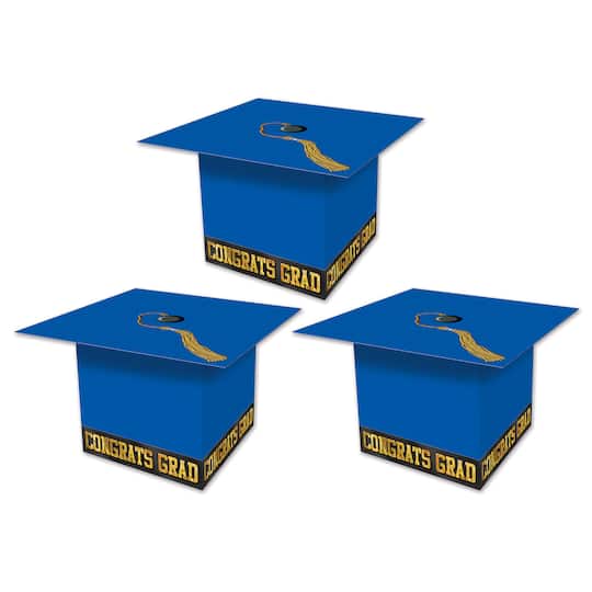 Beistle 3.25" Grad Cap Favor Boxes